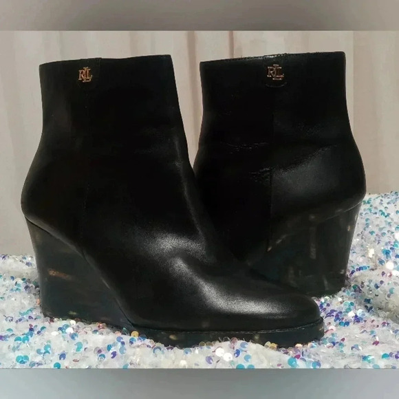 Ralph Lauren Wedge Boots Size 9 - Picture 7 of 7